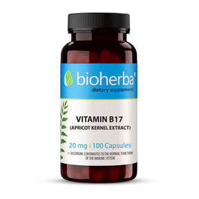 Vitamin B-17 Amygdalin 20 mg 100 capsules - Nutra Best Europe