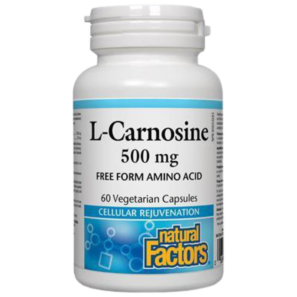 L-Carnosine/ L-Carnosine 500 mg x 60 kapsúl <tc>Natural Factors</tc>