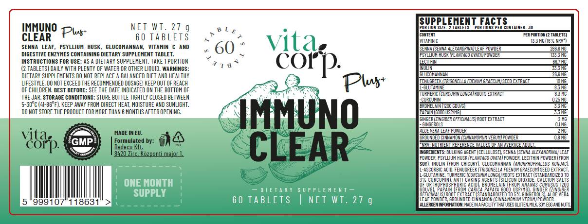 Immuno Clear Plus+ - 60 tabliet