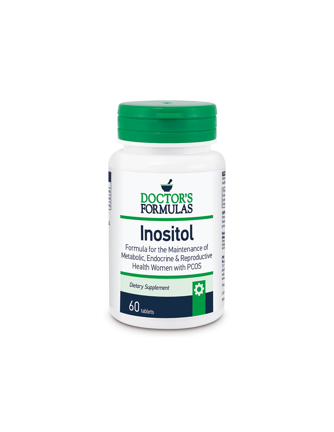 Inositol / inozitol receptúra ​​s kyselinou listovou a vitamínmi B6 a B12, 60 tabletami Doctor's Formulas