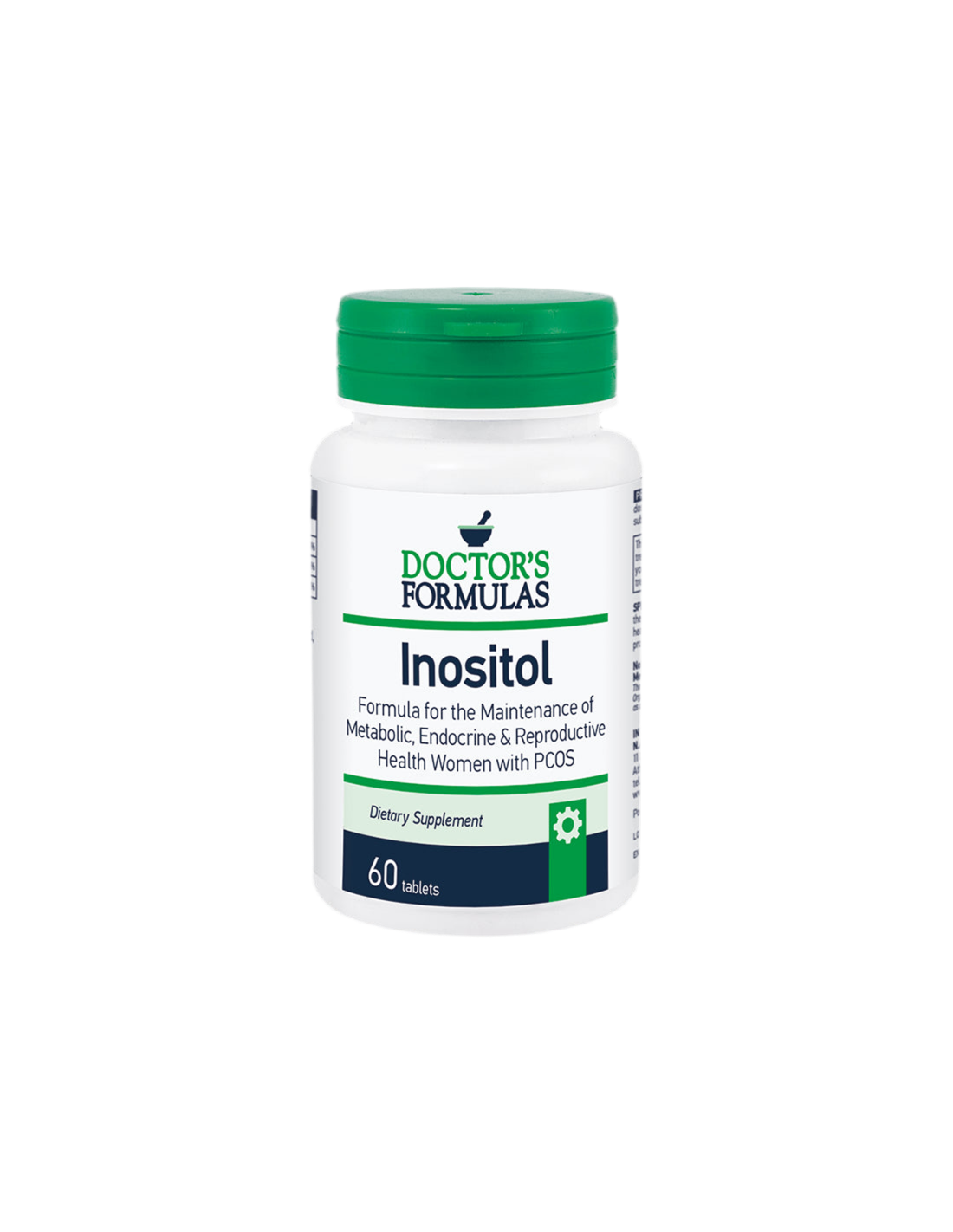 Inositol / inozitol receptúra ​​s kyselinou listovou a vitamínmi B6 a B12, 60 tabletami Doctor's Formulas