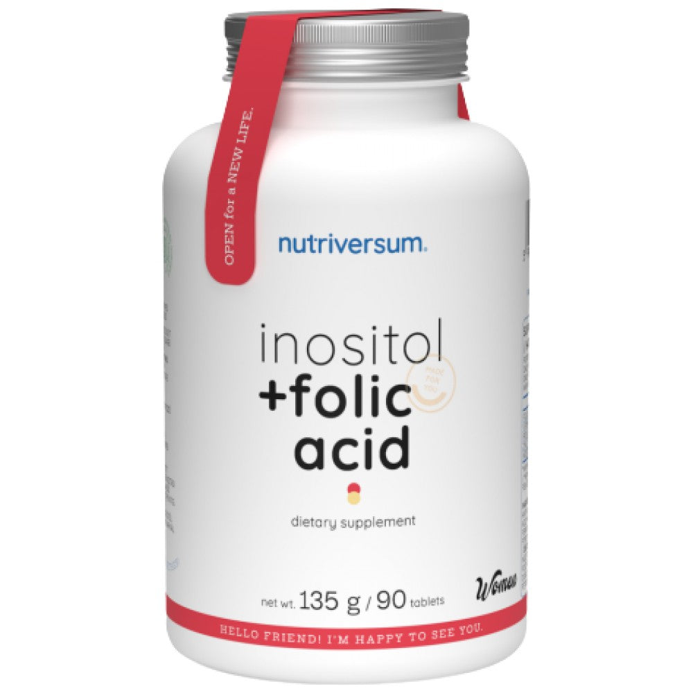 Inositol + kyselina listová pre ženy - 90 tabliet
