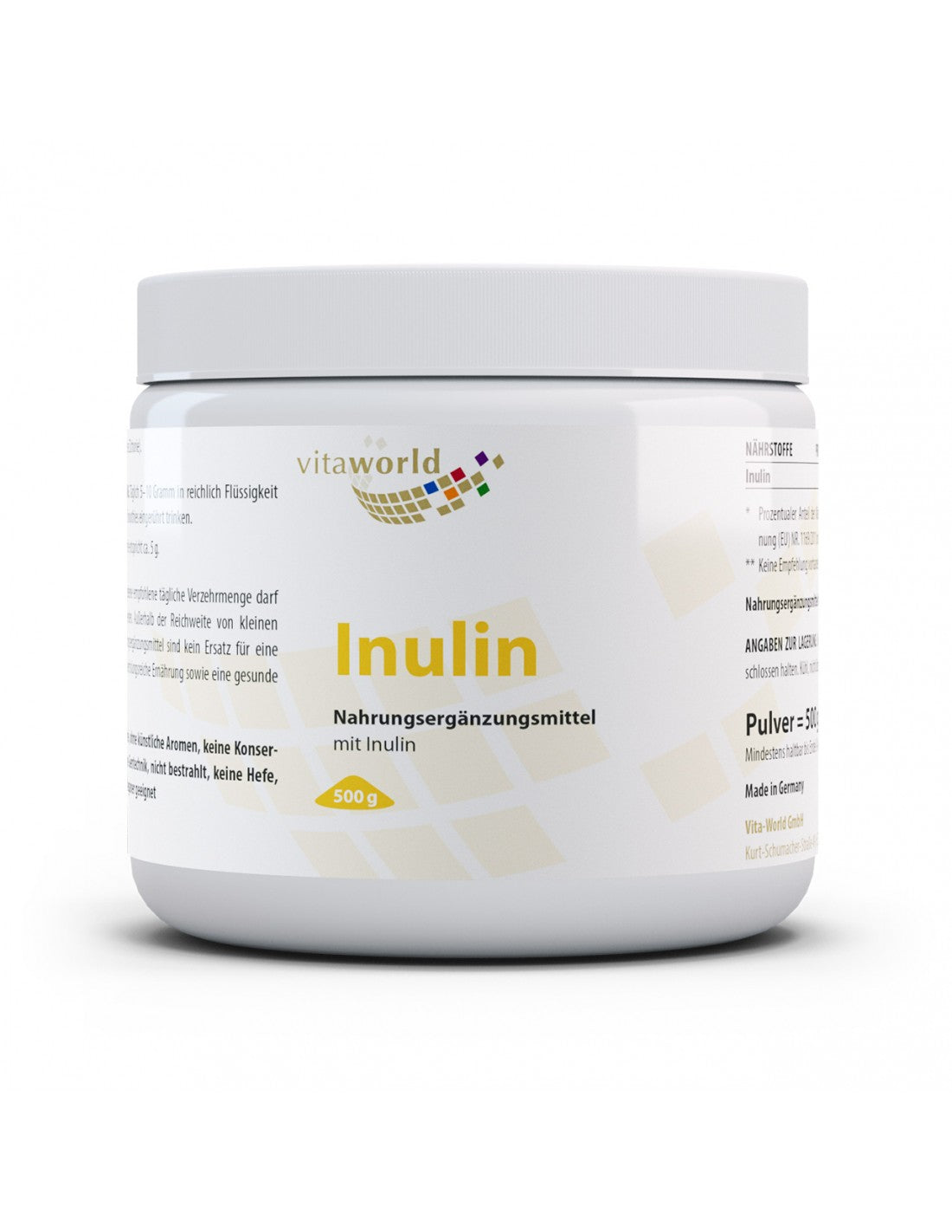 Inulín (inulín), 500 g prášku