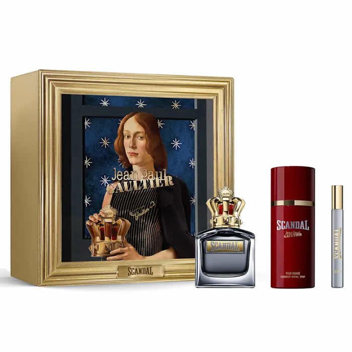 <tc>JEAN PAUL GAULTIER</tc> Scandal Pour Homme toaletná voda s rozprašovačom 100 ml sada 3 kusy
