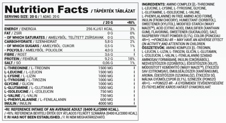 Amino sorbet Pripravená na zmrzlinu na zmrzlinu-20 gramov