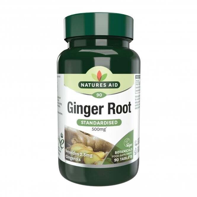 Zázvorový koreň 500 mg 90 tabliet Naturesaid