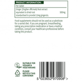 Zázvorový koreň 500 mg 90 tabliet Naturesaid
