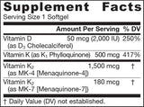 K -Right - Komplex vitamínu K - vitamín K - 60 Softgels
