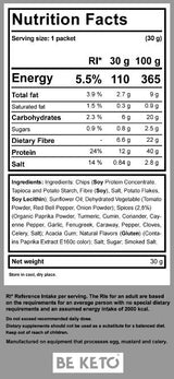 Keto čipy Pikantné orientálne - 30 gramov