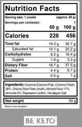 Keto cookie | Nízky cukor - 50 gramov