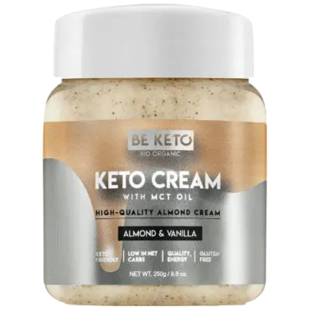 Keto krém Mandle a vanilla + mct - 250 gramov