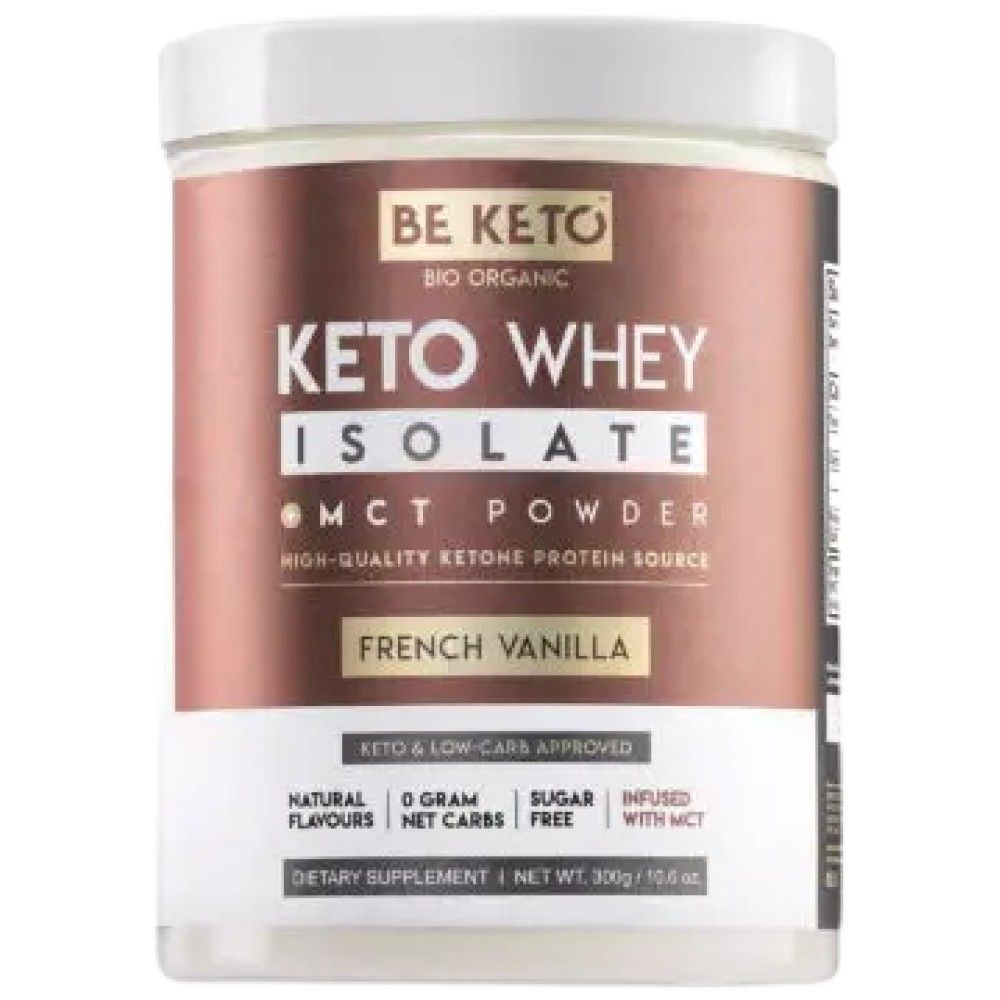 Keto srvátka izolát + MCT - 300 gramov