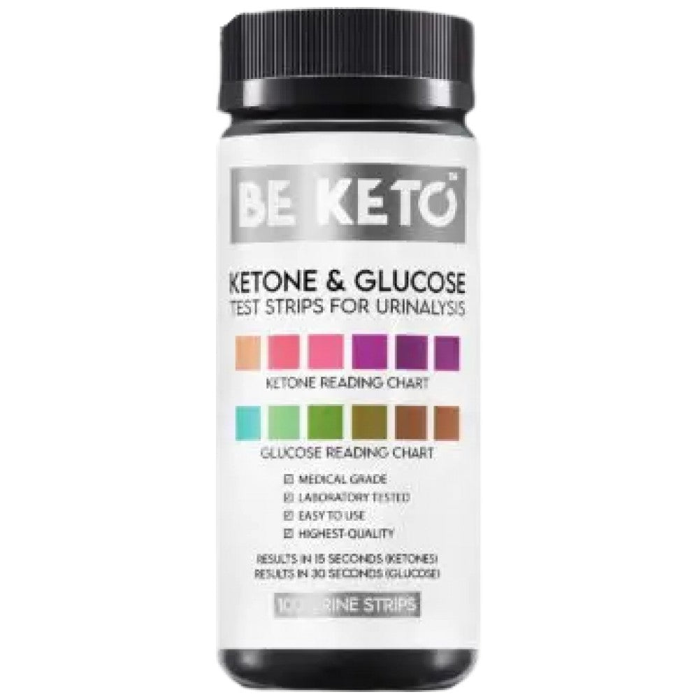 Testovacie prúžky Ketone a glukózy - 100 ks.