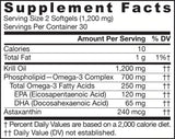 Krill Oil 1200 mg - Krill Oil 60 SoftGels