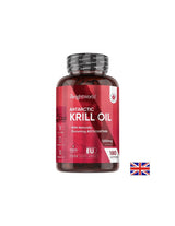 Starostlivosť o srdce, mozog a videnie - Antarktický Krill Oil 600 mg, 180 Softgel Capsules - Krill Oil