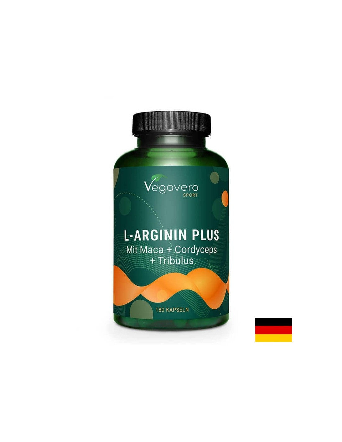 L-Arginine Plus Maca, Cordyceps a Tribulus - L-Arginine Plus (mit Maca, Cordyceps, Tribulus), 270 kapsúl <tc>Vegavero</tc>