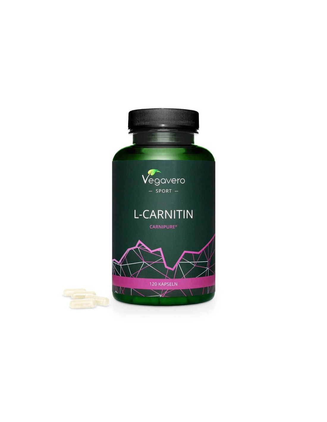 L-karnitín, 120 kapsúl, 100% vegan <tc>Vegavero</tc>