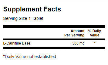 L -karnitín 500 mg - 100 tabliet