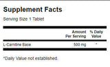L -karnitín 500 mg - 100 tabliet