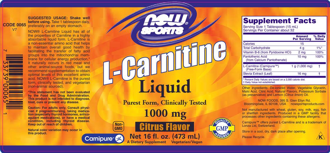 L -karnitínová kvapalina 1000 mg - 946 ml