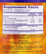 L -karnitínová kvapalina 1000 mg - 946 ml