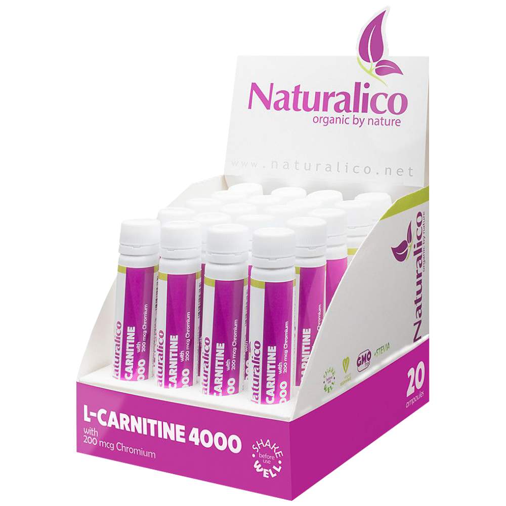 L -karnitínová kvapalina 4000 Shot - 20 x 25 ml