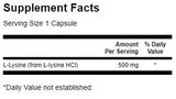 L-lyzín 500 mg 300 kapsúl