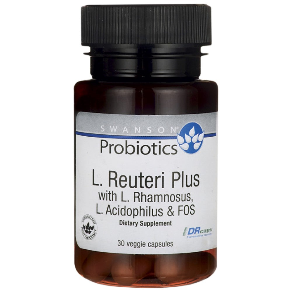 L. Reuteri Plus s L. Rhamnosus, L. acidophilus a FOS 30 kapsúl