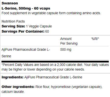 L-sérí 500 mg 60 kapsúl