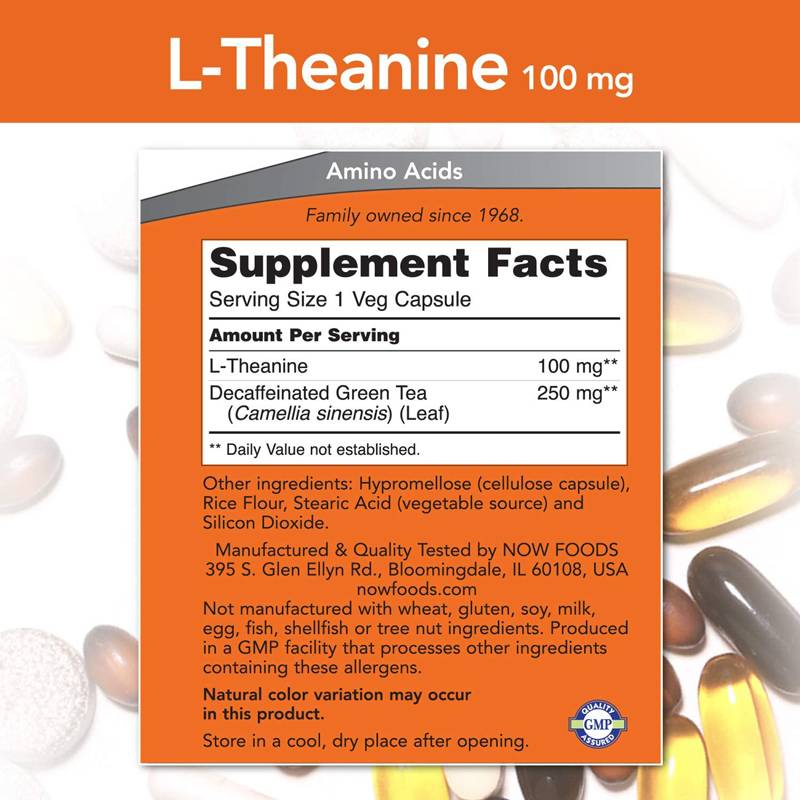 L -theanine 100 mg - 90 kapsúl