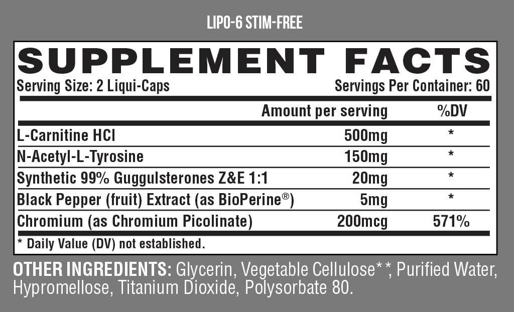 LiPO-6 stimul voľne 120 kapsúl