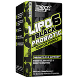 Lipo 6 Black Probiotic | Kompletný vzorec s prebiotickými + tráviacimi enzýmami - 30 kapsúl