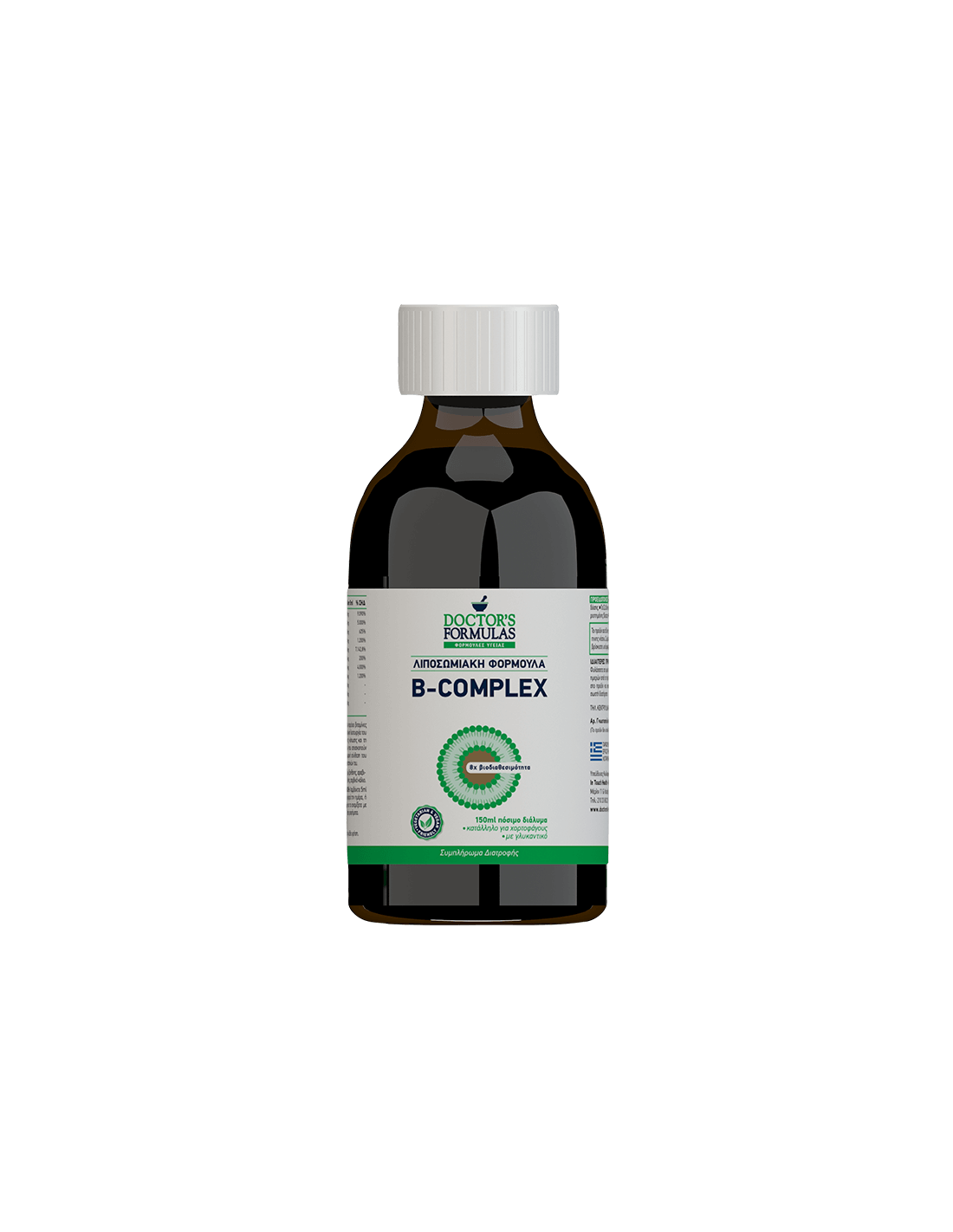Lipozomálna formulácia B-komplex, 150 ml lekárových vzorcov