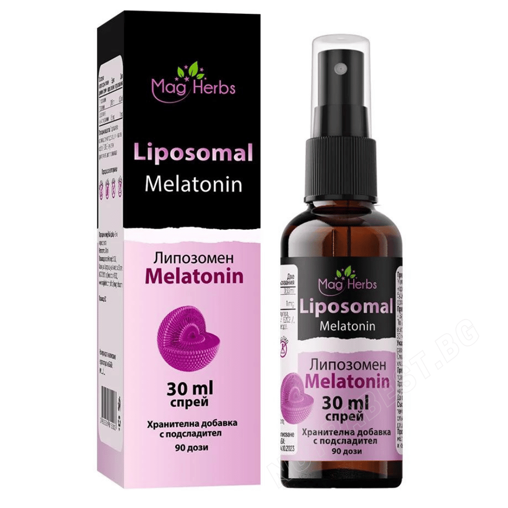 Lipozomálny melatonínový sprej na spánok / Lipozomálny melatonín <tc>MagHerbs</tc> /30 ml, 90 dávok/