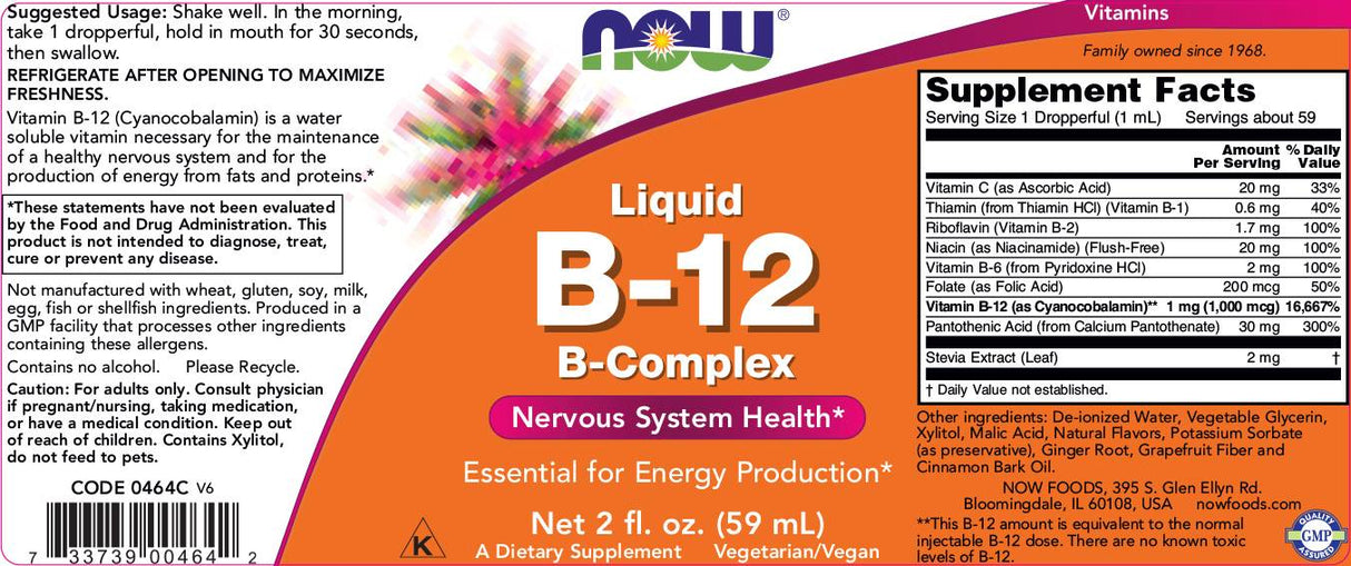 Tekutý vitamín B -12 - 237 ml