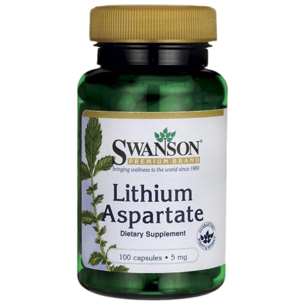 Lítium aspartátu 5 mg 100 kapsúl