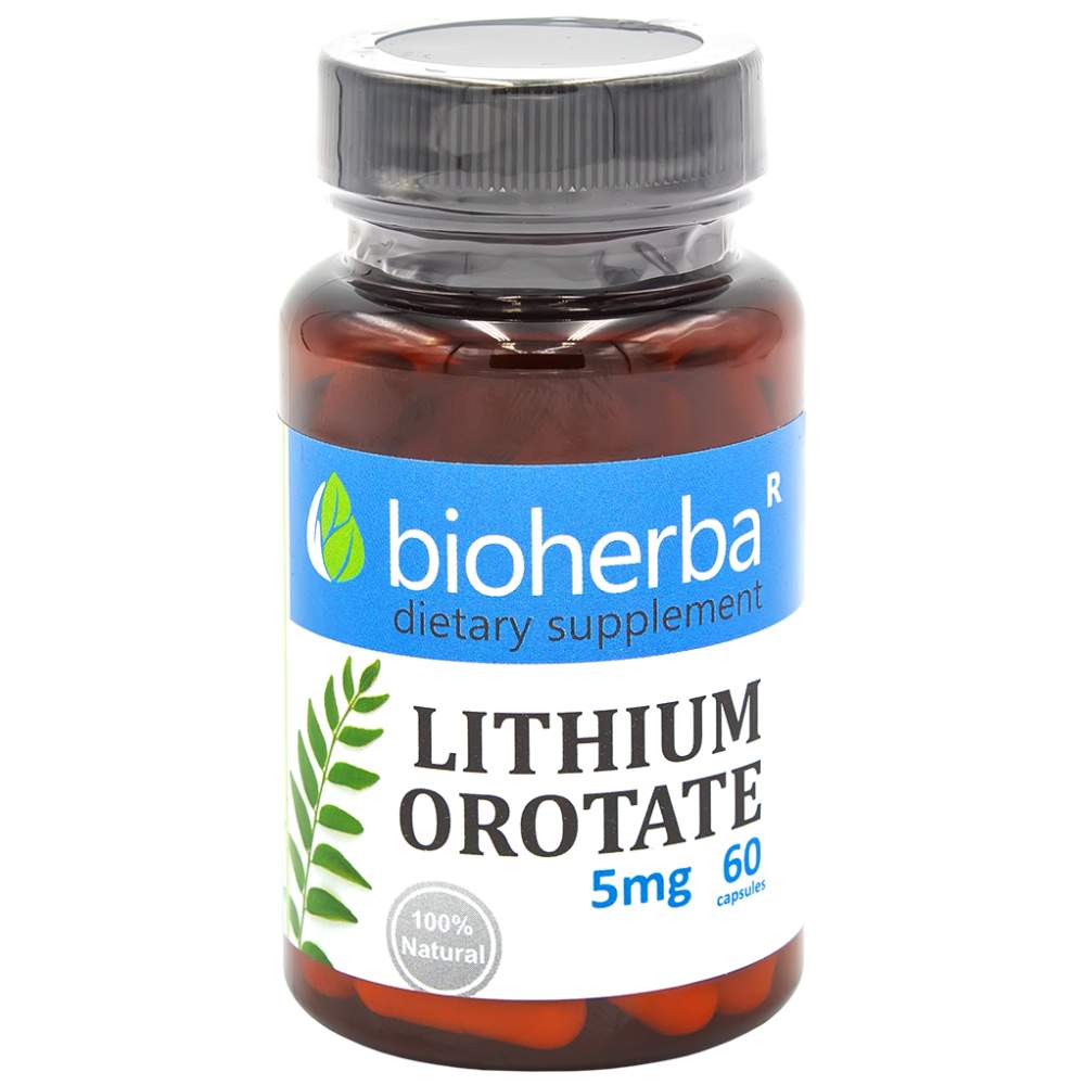 Lítium orotát 5 mg 60 kapsuly