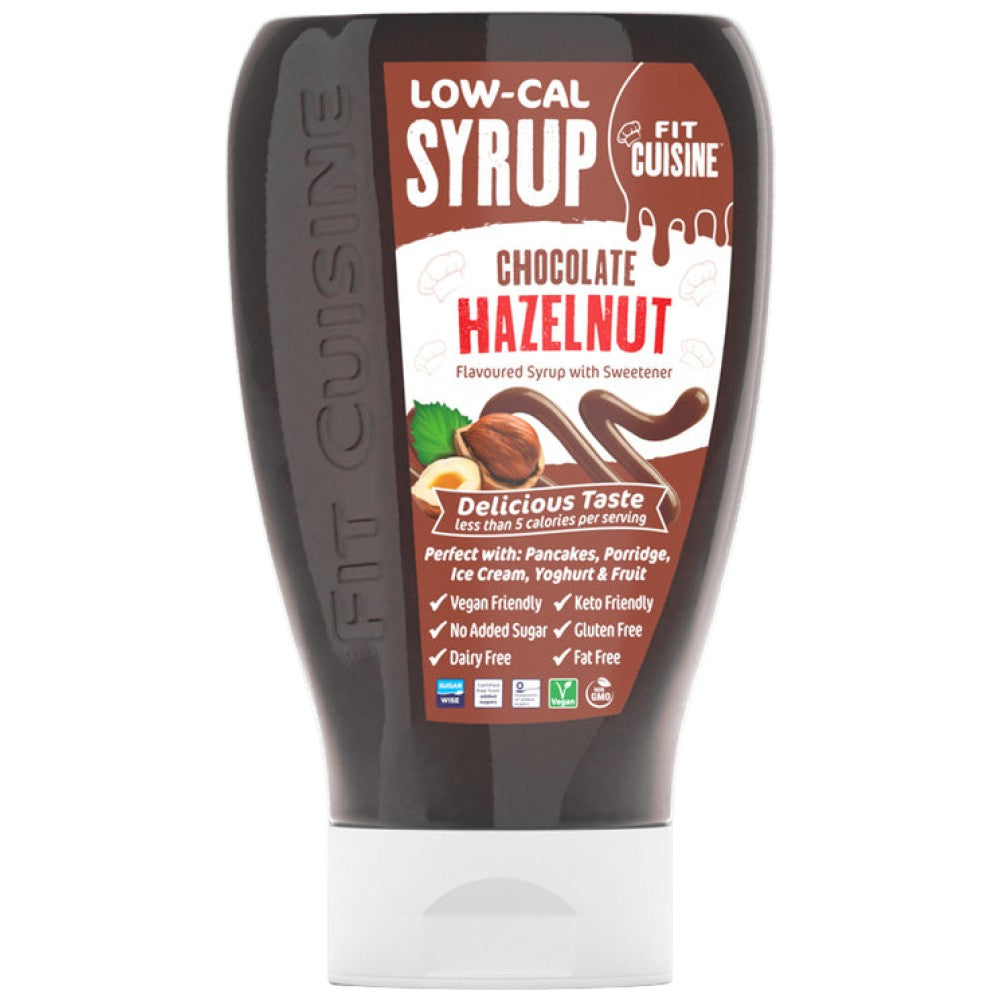 Nižší sirup s nízkym obsahom kalu | Čokoládový lieskový orech - 425 ml