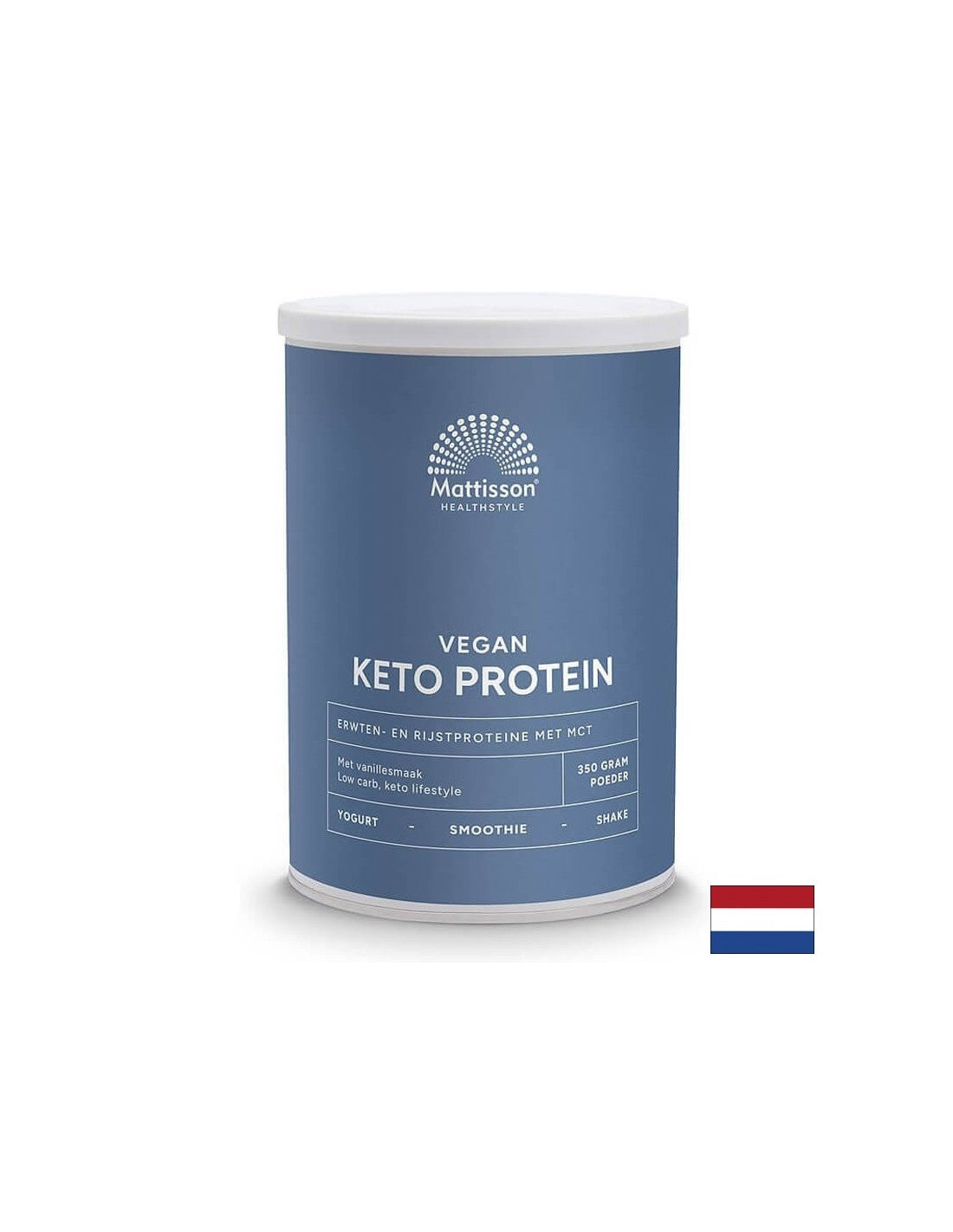Vegan Keto Protein Shake - hrášok, ryža, MCT, 350g prášok <tc>Mattisson Healthstyle</tc>