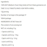 MCT keto olej - 500 ml
