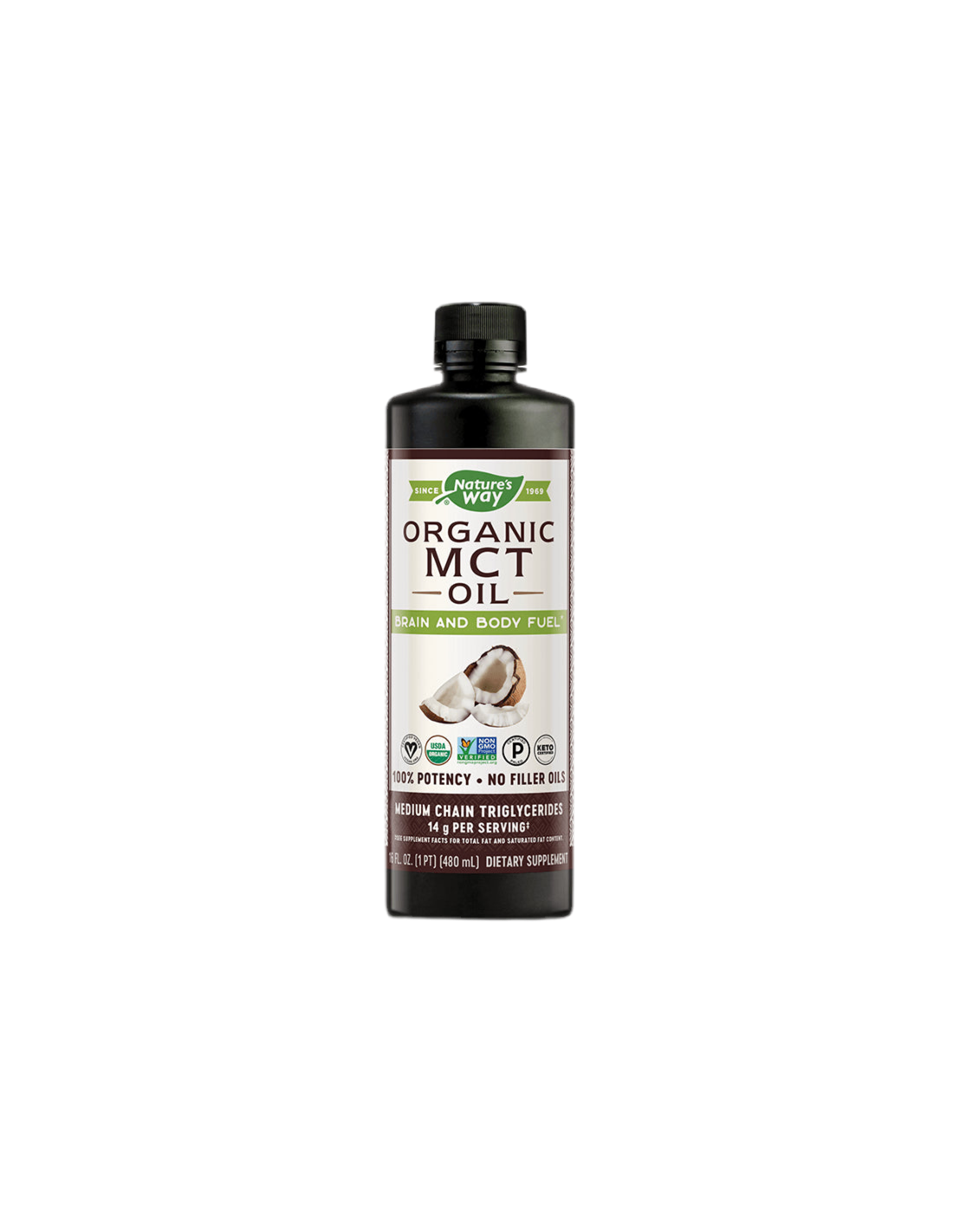 MCT olej 100% organický - 480 ml
