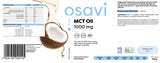 Olej MCT 1000 mg | C8 + C10 - 60 Softgels