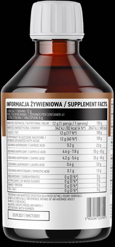 Olej MCT 500 ml