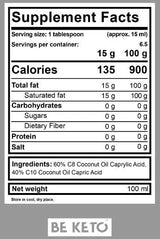 MCT olejová kvapalina C8 + C10 - 1000 ml