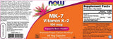 Vitamín MK-7 K-2 100 mcg-60 kapsúl
