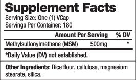 MSM 500 mg / 180 uzáverov