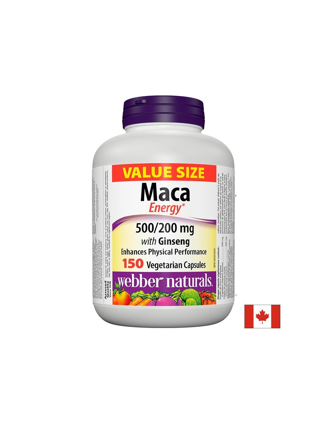 MACA Energy s ženšenom - maka a kórejským ženšenom, 150 kapsúl