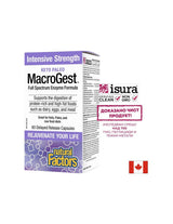 MacroGest™ Keto Paleo – tráviace enzýmy x 60 <tc>Natural Factors</tc> E<tc>XTEND</tc>ed Release Capsules