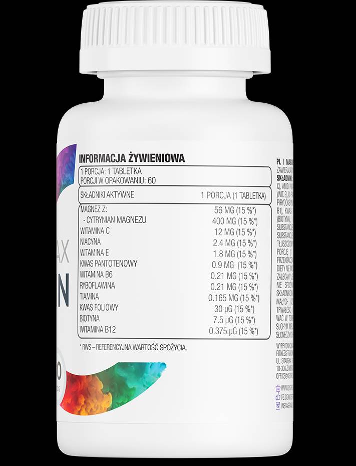 Magnez Max + vitamín 60 tablety