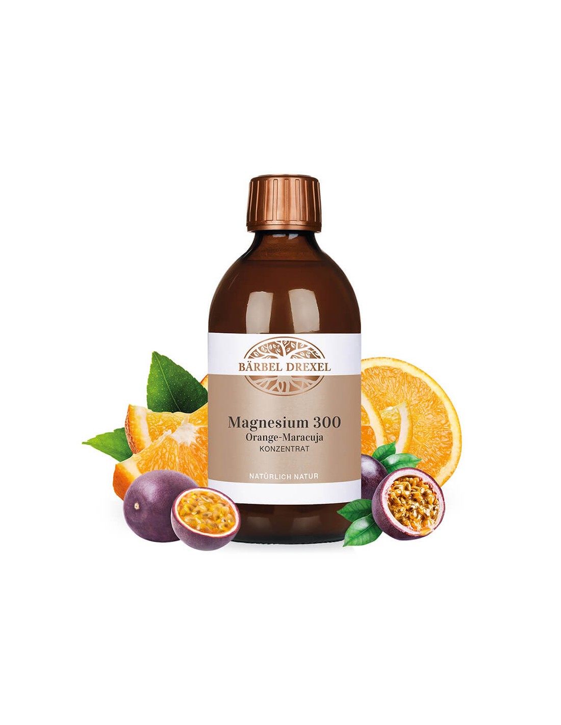 Magnesium 300 Orange-Maracuja Konzentrat / Magnesium koncentrát (príchuť pomaranča a maracuja), 300 ml <tc>Bärbel Drexel</tc>